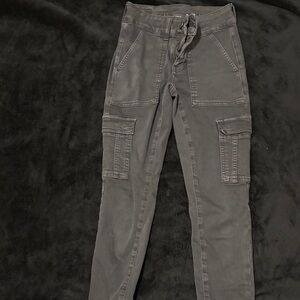 American Eagle Outfitters Women's Dark Gray Skinny Jeans